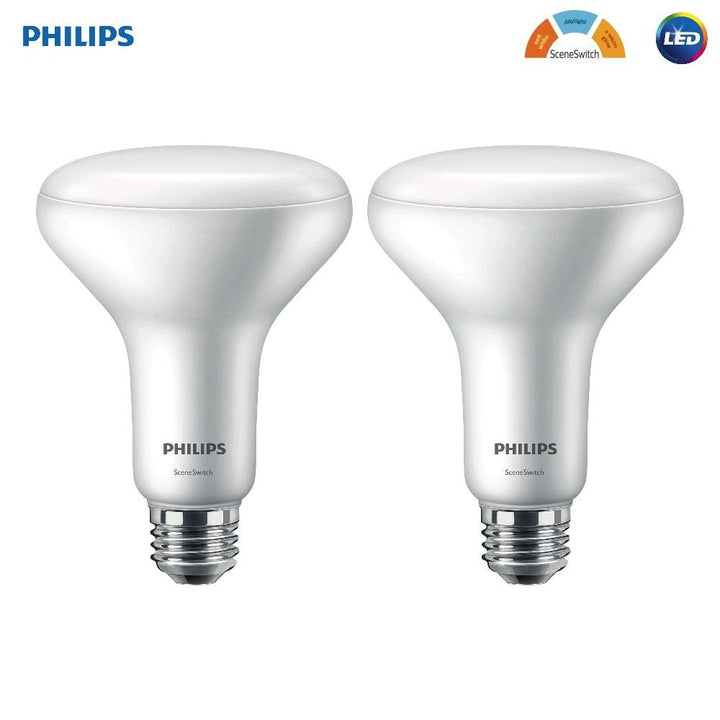 Philips 65-Watt Equivalent BR30 LED Energy Star SceneSwitch Color