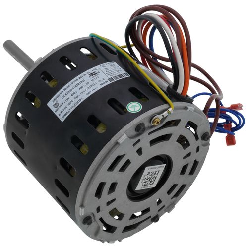 Nordyne 904859 blower motor - side view (Voltage: 115V; Horse Power: 1/2)
