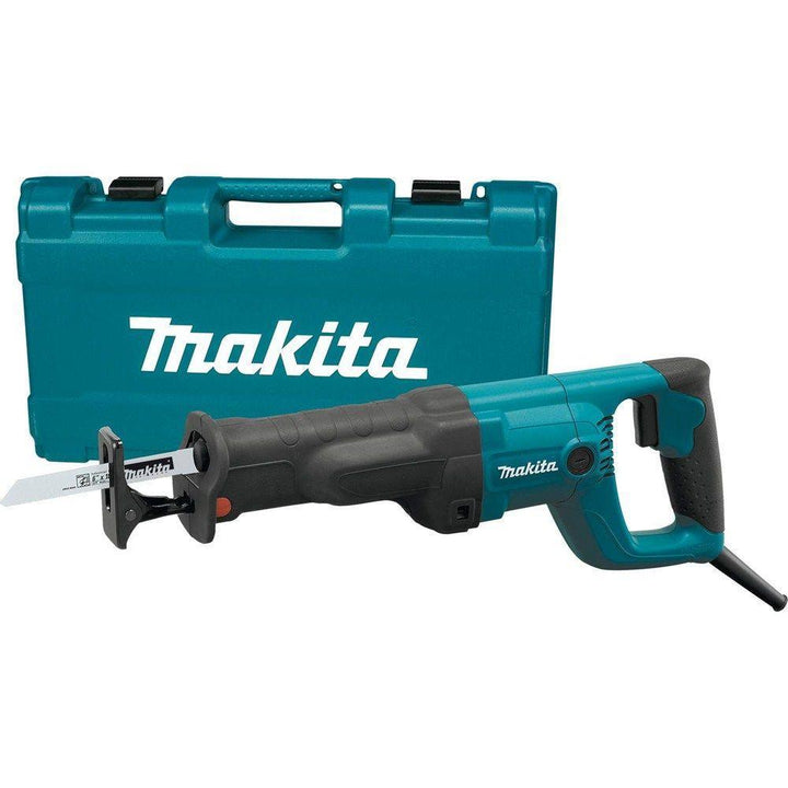 11 Amp Corded Variable Speed Reciprocating Saw With Wood Cutting Blade, Metal Cutting Blade and Hard Case, no lock-on - Super Arbor
