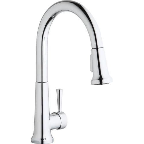 Elkay Everyday Chrome 1-Handle Deck-Mount Pull-Down Handle Kitchen Faucet