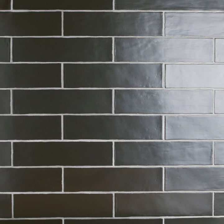 Merola Tile Chester Matte Nero 3 in. x 12 in. Ceramic Wall Subway Tile (5.93 sq. ft. / Case)