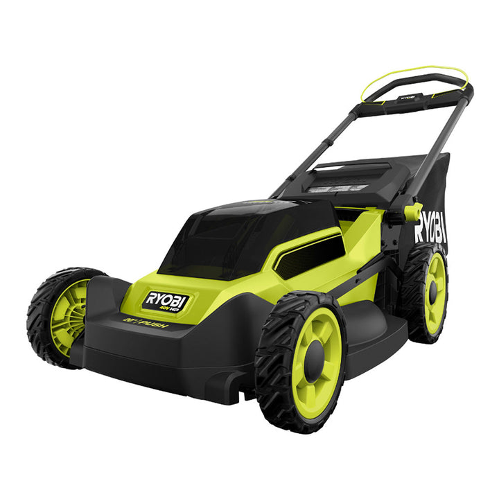 RYOBI 20 in. 40-Volt HP Brushless Cordless Push Lawn Mower with Two 6.0Ah Batteries and Charger
