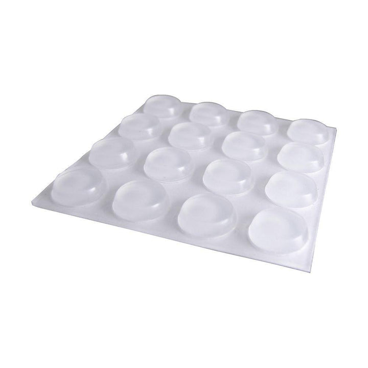 1/2 in. Self-Adhesive Vinyl Surface Bumpers (16 per Pack) - Super Arbor