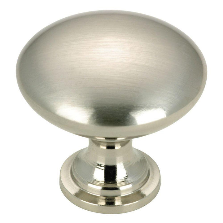 1-1/5 in. (30 mm) Brushed Nickel Cabinet Knob (10 per Pack) - Super Arbor