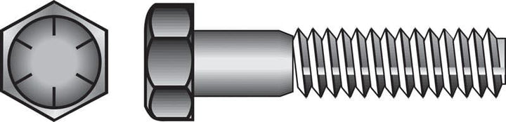 Hillman 1/2 in. Diameter x 6 in. Length Grade 8 Heat-Treated Steel Hex Head Cap Screws, 25-Pack