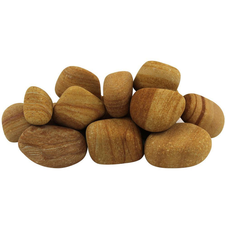 Margo Garden 0.4 cu. ft. 1 in. to 3 in. 30 lbs. Teakwood Pebbles - Super Arbor