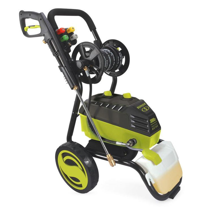 Sun Joe 3000 PSI MAX 1.30 GPM 14.5 Amp High Performance Electric Pressure Washer with Hose Reel