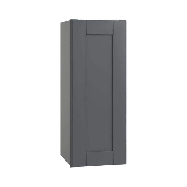 Home Decorators Collection Washington 9 in. W x 12 in. D x 36 in. H Assembled Plywood Wall Kitchen Cabinet in Valiant Onyx with Soft Close Door