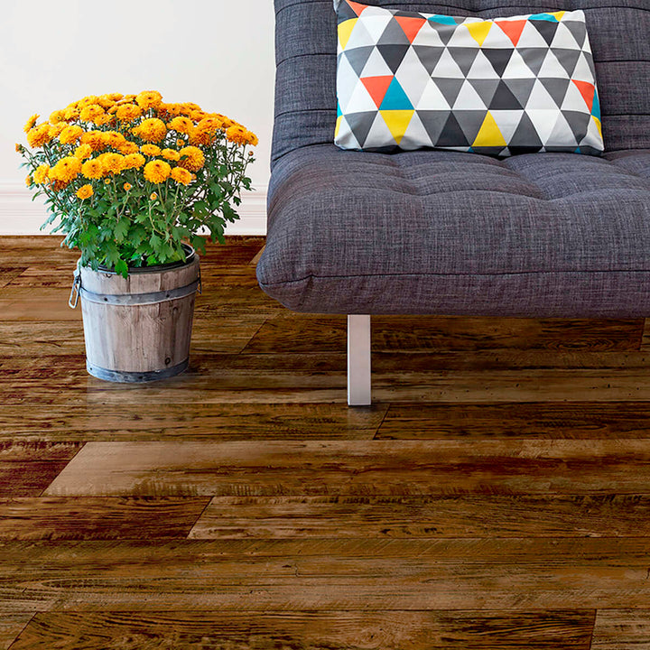 Congoleum ArmorCore Pro Farmhouse Timber Wren 12-ft Cut-to-Length Wood-Look Low-Gloss Sheet Vinyl Flooring