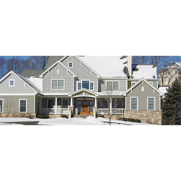 CertainTeed Cedar Impressions D9 Staggered Rough-Split Shake Vinyl Siding Autumn Red