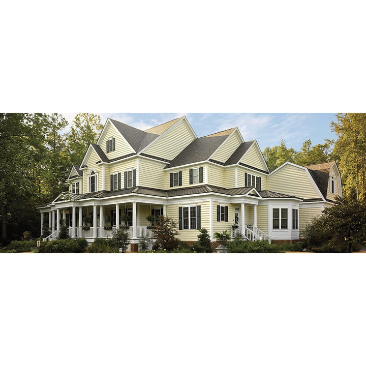 CertainTeed Carolina Beaded Brushed S65 Vinyl Siding Castle Stone