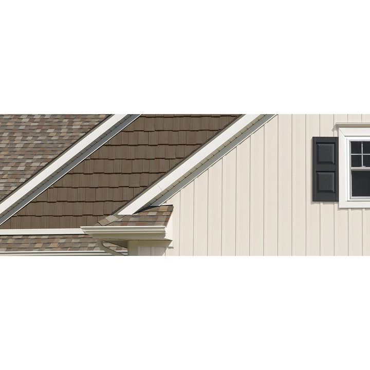 CertainTeed Board & Batten Vinyl Siding S8 Colonial White 8" x 10'