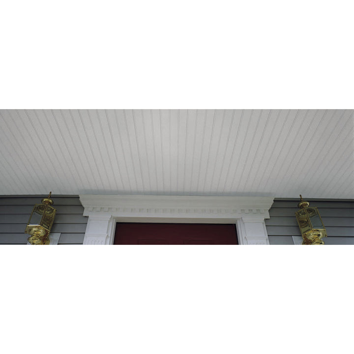 CertainTeed Beaded T2 Soffit & Vertical Siding 6" x 12' 6" Solid Colonial White