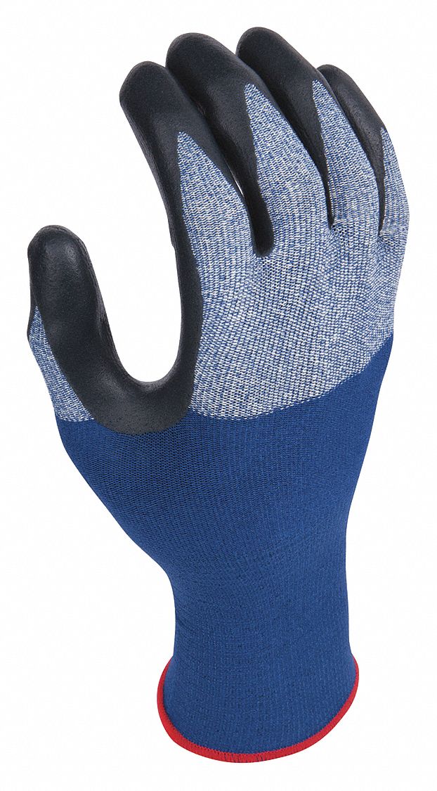 SHOWA XL Coated Gloves with Foam Nitrile Palm - ANSI Abrasion Level 4