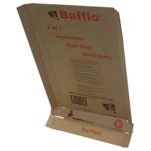 3 in 1 Cardboard Ventilation Draft Stop Soffit Baffle - All Sizes image 2