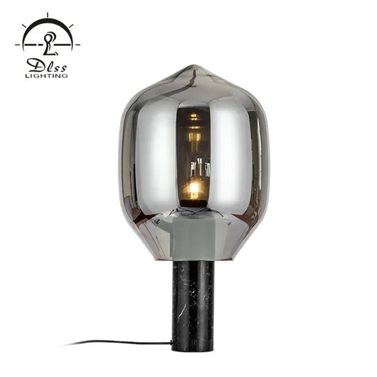 DLSS Lighting Bedroom Study Hotel Bedside Desk Light LED Marble Modern Table Lamp