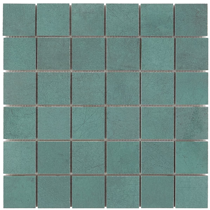 Bond Viridum Green 2x2 Matte Porcelain Mosaic Tile