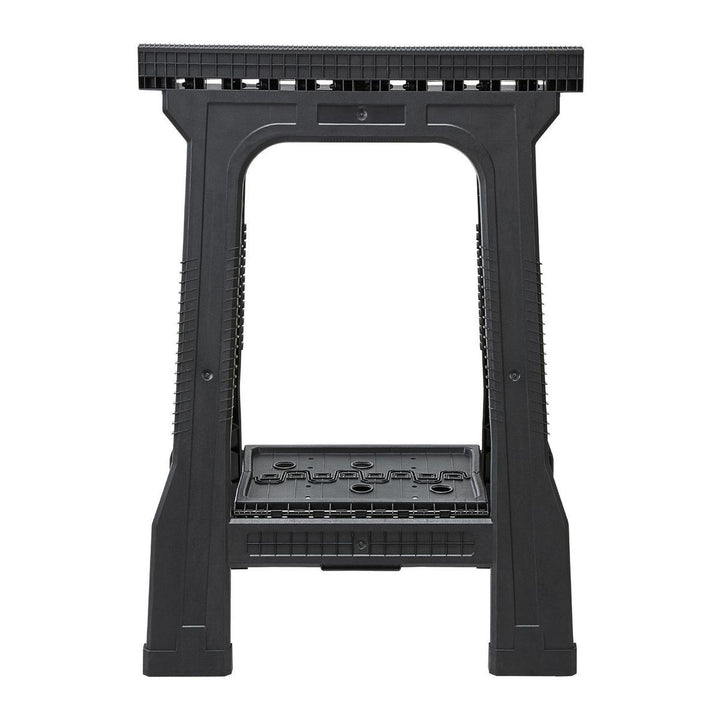 CENTRAL MACHINERY 32 in. Polypropylene Folding Sawhorse, 500 lb. Capacity