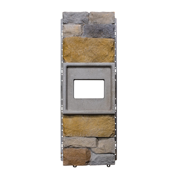 CertainTeed STONEfaçade Multicourse Electrical Box Appalachian Twilight 8" x 24" Horizontal