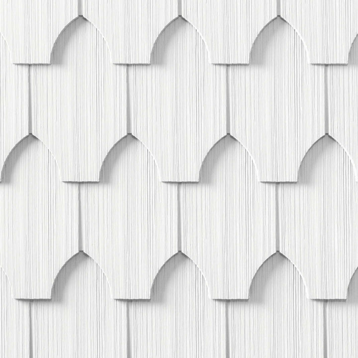 CertainTeed Cedar Impressions S613 Half Cove Perfections Colonial White 42"