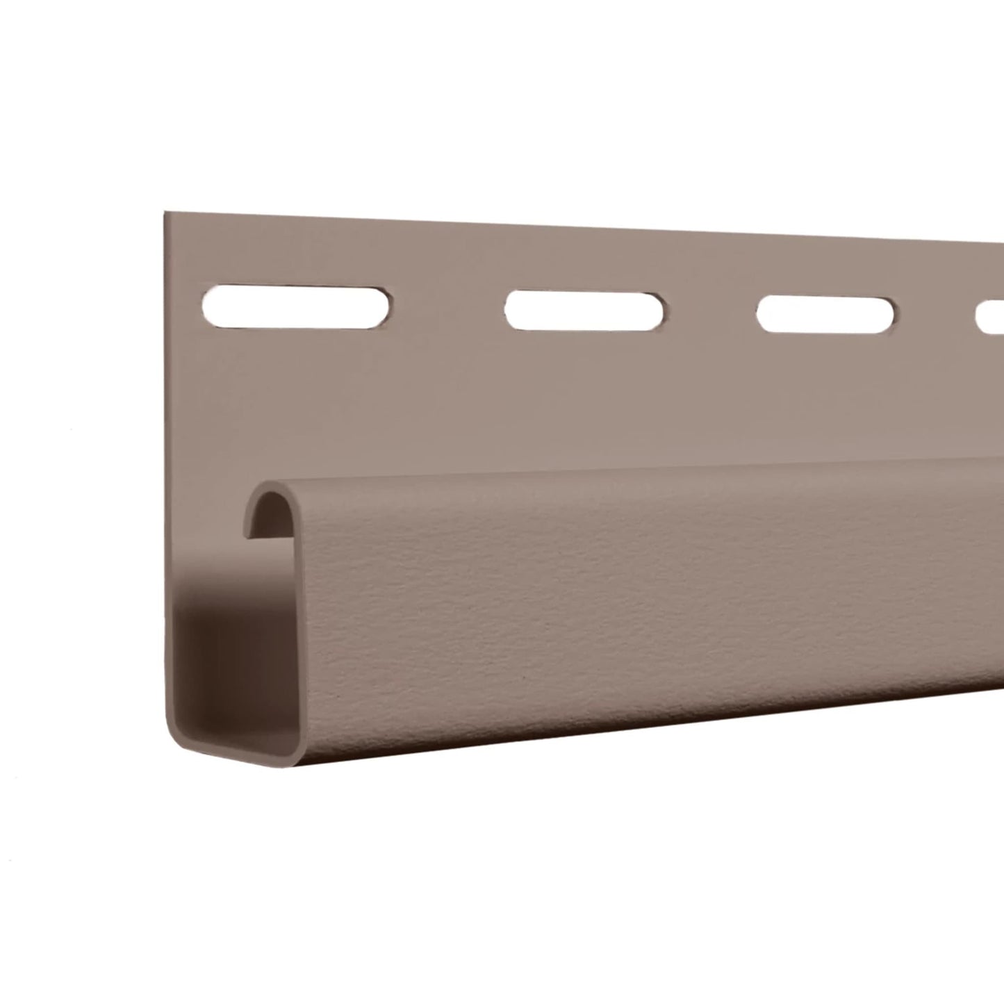CertainTeed Vinyl Carpentry J-Channel Weathered Wood 1/2" x 12' 6"