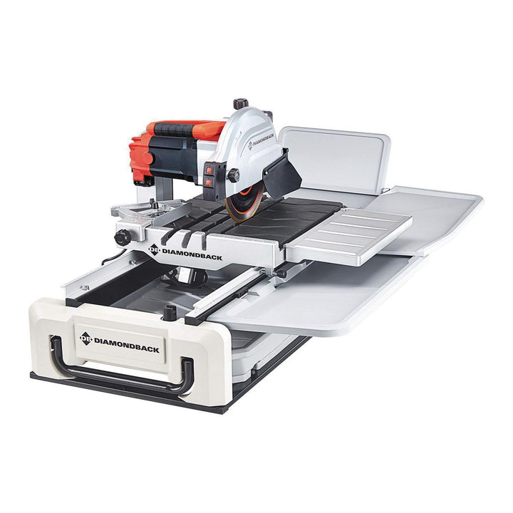 DIAMONDBACK 15 Amp 10 in. Wet Tile Saw with Sliding Table and Extended Rip Capacity