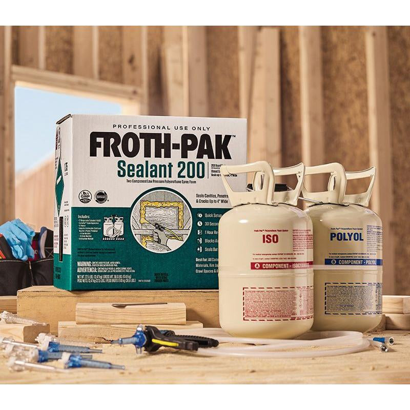 DUPONT™ Froth-Pak™ Sealant 200 Spray Foam Kit (200 BF) Closed-Cell Polyurethane