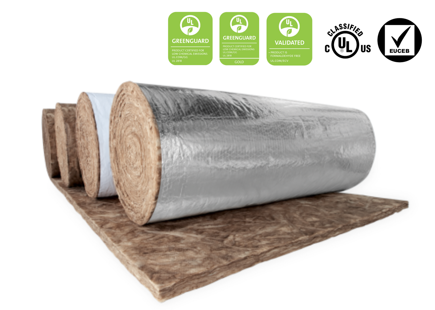 Knauf Insulation R-6.9 FSK-Faced Fiberglass Duct Wrap, 2 in. x 24 in. x 15 ft (30 sq ft)