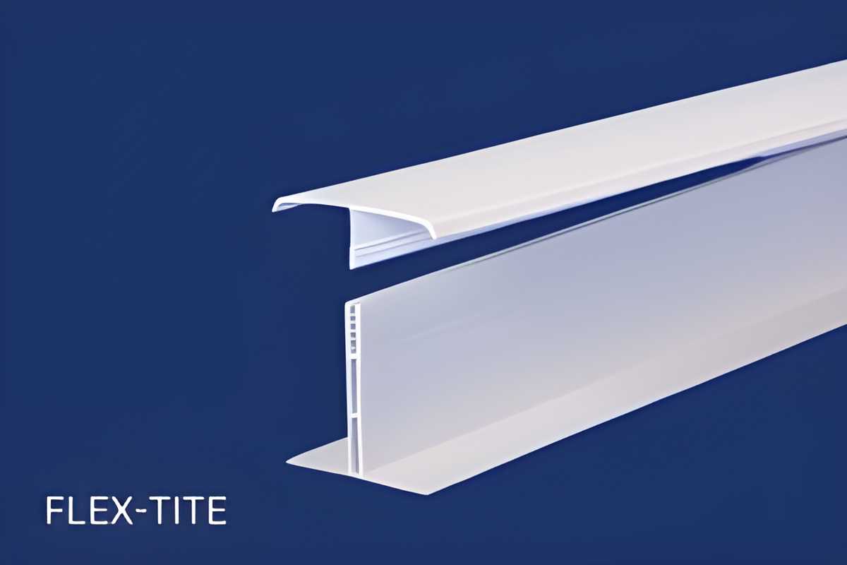 Victory Bear FlexTite PVC 05 Male Trim, 10 ft, White