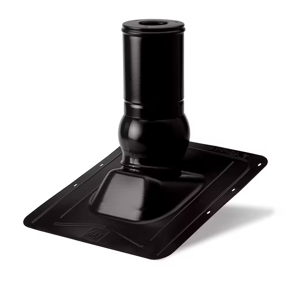 GAF Master Flow Pivot Pipe Boot Flashing Black 2"