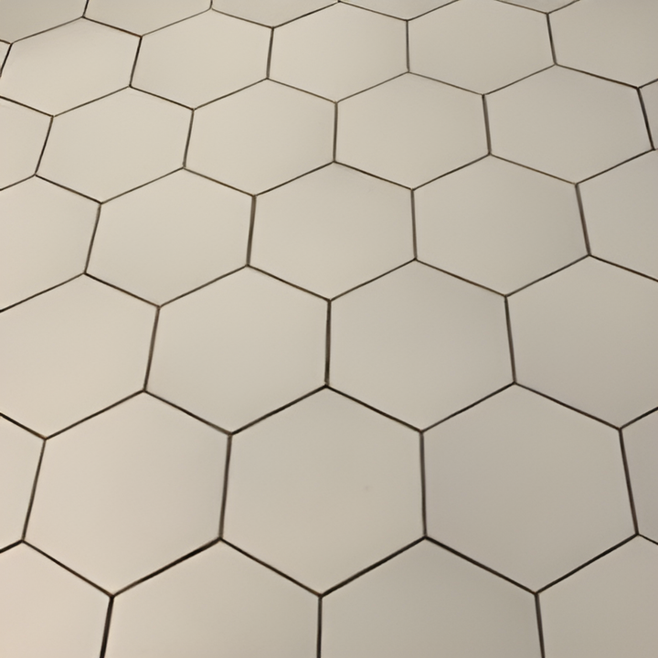 Glassel Nero Hexagon 9 in. x 10 in. Matte Porcelain Stone Look Floor and Wall Tile (6.89 sq. ft./Case)