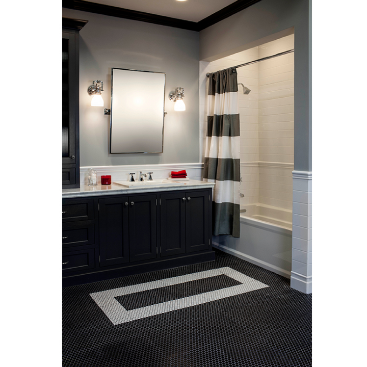 Imperial Bianco Gloss Ceramic Subway Wall Tile - 4 x 16 in.