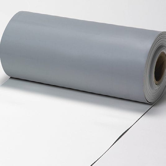 JM PVC Detail Strip White/Gray 8" x 150'