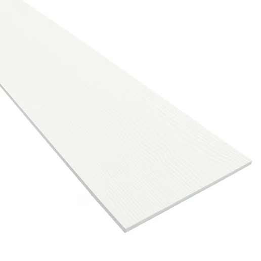 James Hardie 5/16" 8-1/4" x 12' Hardie Plank Select Cedarmill Eased Edge Lap Siding for HardieZone 5 Arctic White