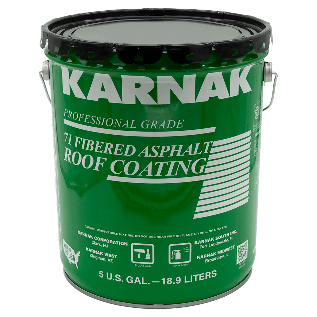 Karnak 71 Fibered Asphalt Roof Coating 5 gal