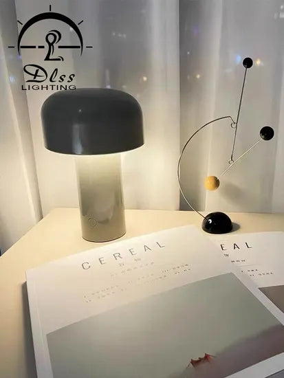 DLSS Lighting Co.,Ltd LED Mushroom Fashion Style Iron Reading Lamp/Table Lamp