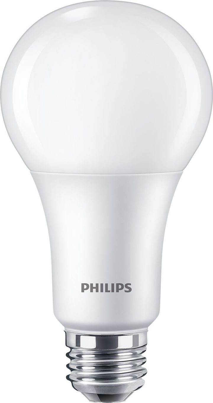 Philips 40W/60W/100W Equivalent A21 3-Way LED Light Bulb, Soft White 2700K, Frosted, E26d Base (4-Pack)