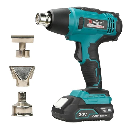 Liangye Electric Power Tools 18V Cordless Heat Gun Kit with Rechargeable Battery