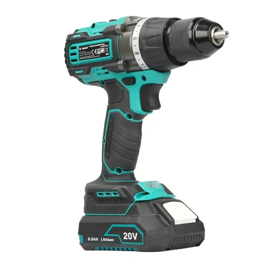 Liangye Factory Rechargeable Battery Operated Power Tools 18V Cordless Brushless Electric Drill