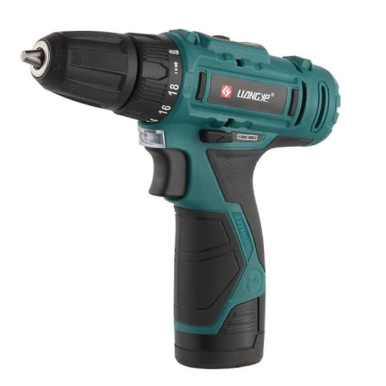 Liangye Portable Power Tools 12V Battery Operated Cordless Drill Driver