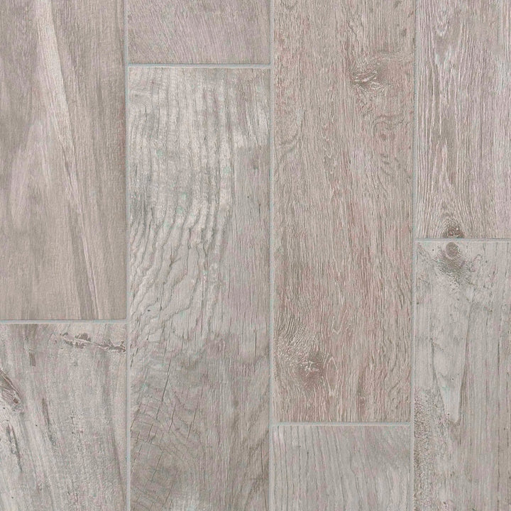Lumber Gray Wood Plank Porcelain Tile