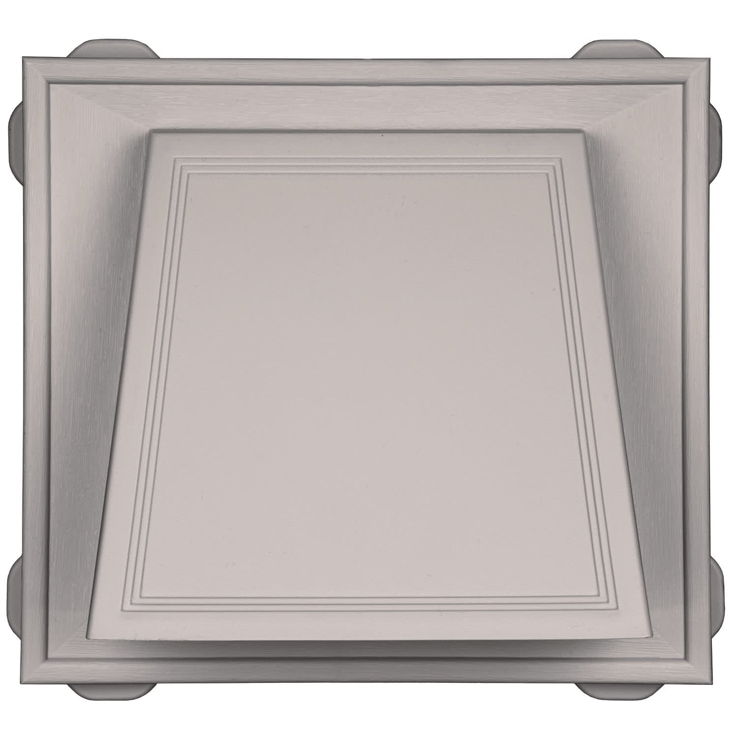 Mid-America Hooded Dryer Vent 016 Light Gray 6"