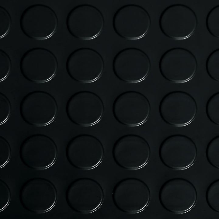 G-Floor Coin 8.5 ft. x 22 ft. Midnight Black Commercial Grade Vinyl Garage Flooring Cover and Protector