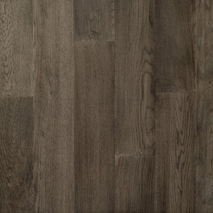 Medium Gray Oak Wire Brushed Water-Resistant Engineered Hardwood
