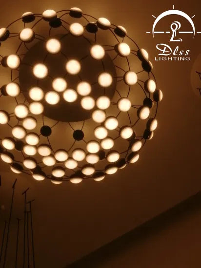 DLSS Lighting Modern Creative Acrylic LED Lighting Hotel Chandelier