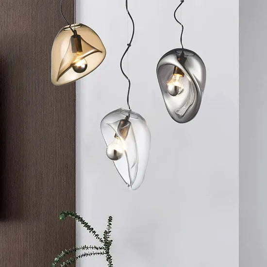 DLSSlighting Modern Glass Pendant Lamp for Home Decor LED Interior-Lighting