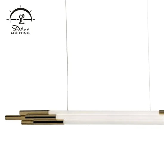 DLSS Lighting Modern Style Tube Glass Chandelier Lamp and Wall Lighting