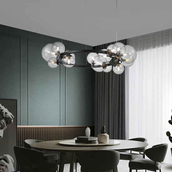 DLSSlighting Nordic Style Interior-Lighting E27 Glass Dining LED Chandelier Lights-Lighting