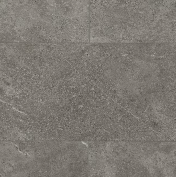 Nouveax (Sample) Wellington Gray Vinyl Tile Sample - Interlocking, Waterproof, Commercial/Residential