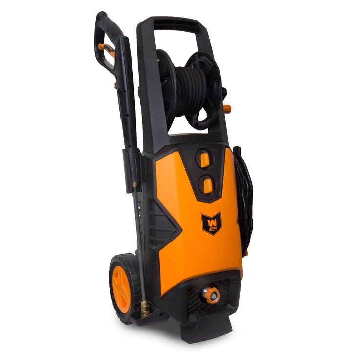 WEN 2030 PSI 1.76 GPM 14.5 Amp Electric Pressure Washer with Variable Detergent and Hose Reel